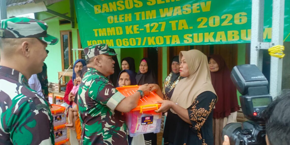 Tim WASEV Mabesad Kunjungi Lokasi TMMD ke-127 di Sukabumi, Progres Pembangunan Meningkat Pesat