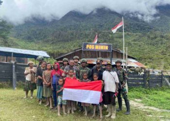 Warga Kampung Mimin Kembali ke Kampung Halaman: Merasa Aman setelah Kehadiran Satgas Yonif 751/VJS Distrik Oksop