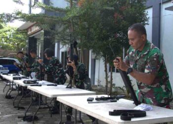 Tingkatkan Profesionalisme, Kodaeral XIV Sorong Gelar Latihan Uji Terampil Glagaspur Tingkat I dan II