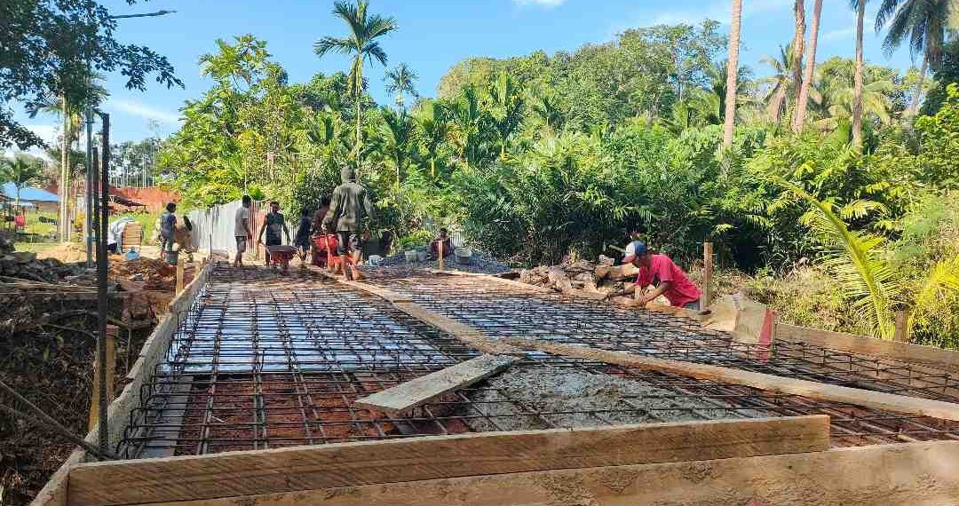 Progres Jembatan Perintis Garuda Tahap IV di Sorong Barat Capai 65 Persen