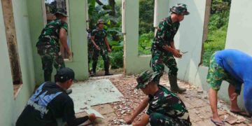 Kodim 0621 Kabupaten Bogor TMMD ke 128 Sarana Ibadah dan MCK Mulai Dibangun