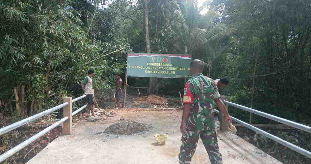 Progres Pembangunan Jembatan Perintis Garuda Tahap IV 2026 Capai 80 Persen di Sorong Barat